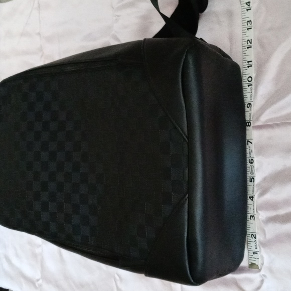 Black Leather Backpack - Picture 8 of 9